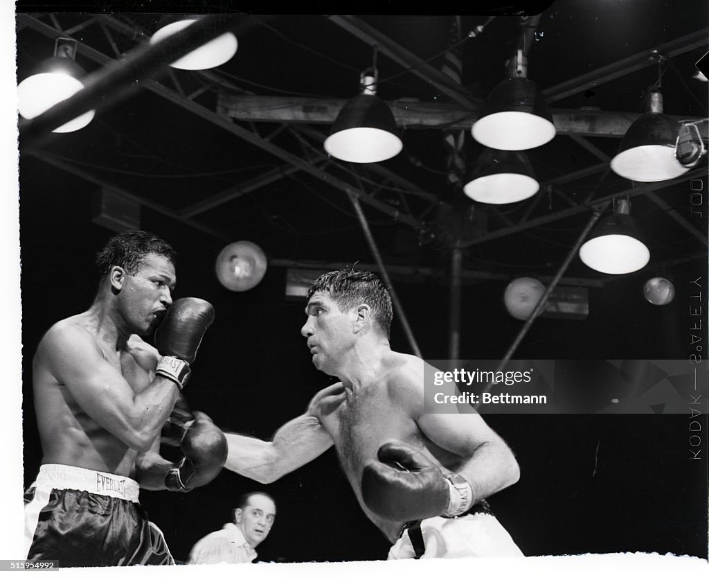 Joey Maxim and Sugar Ray Robinson