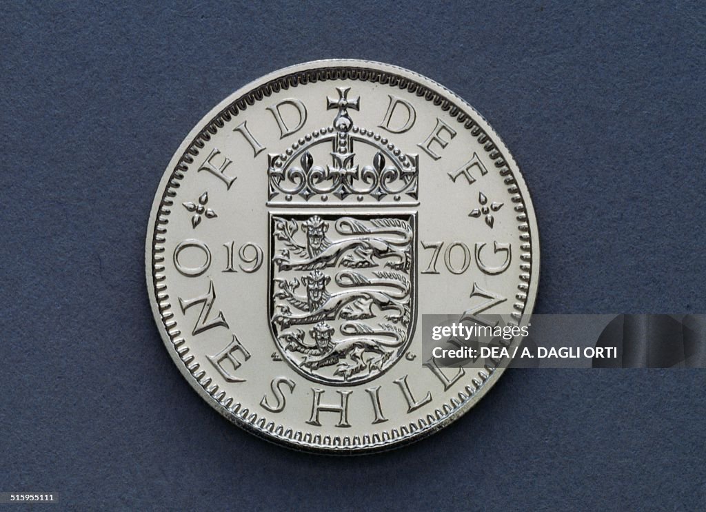 1 shilling coin...