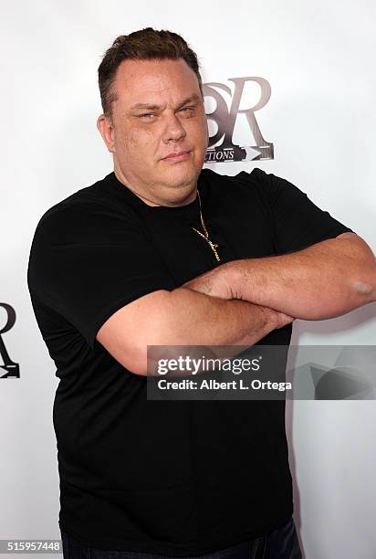 Actor Michael Bussan arrives for the Premiere Of J&R Productions' "Halloweed" held at TCL Chinese 6 Theatres on March 15, 2016 in Hollywood,...