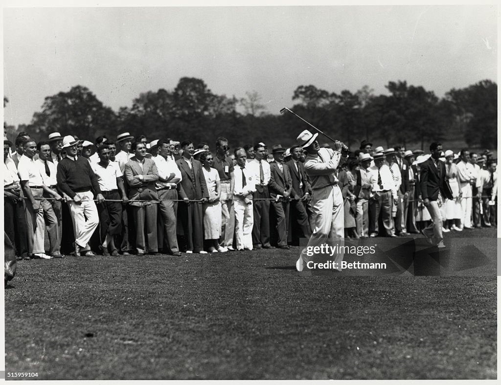 Harry Cooper Shown at End of Swing