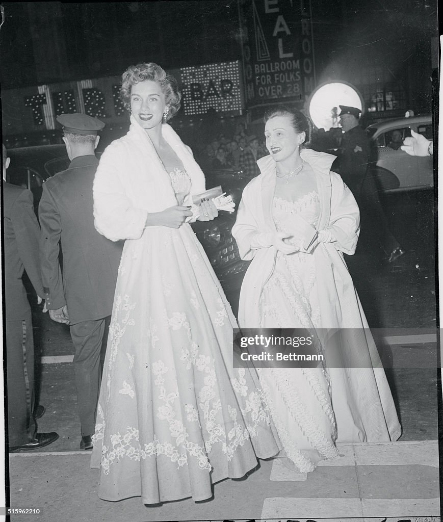 Linda Christian Wearing Formal Attire