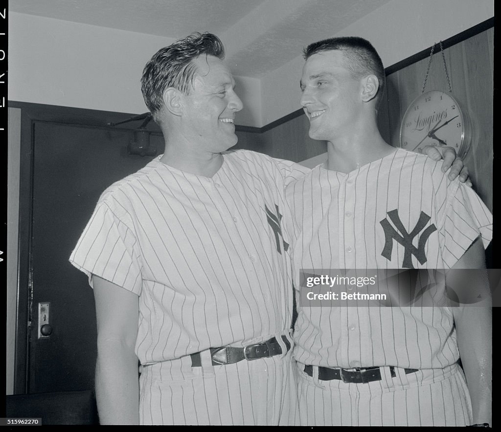 Ralph Houk and Roger Maris