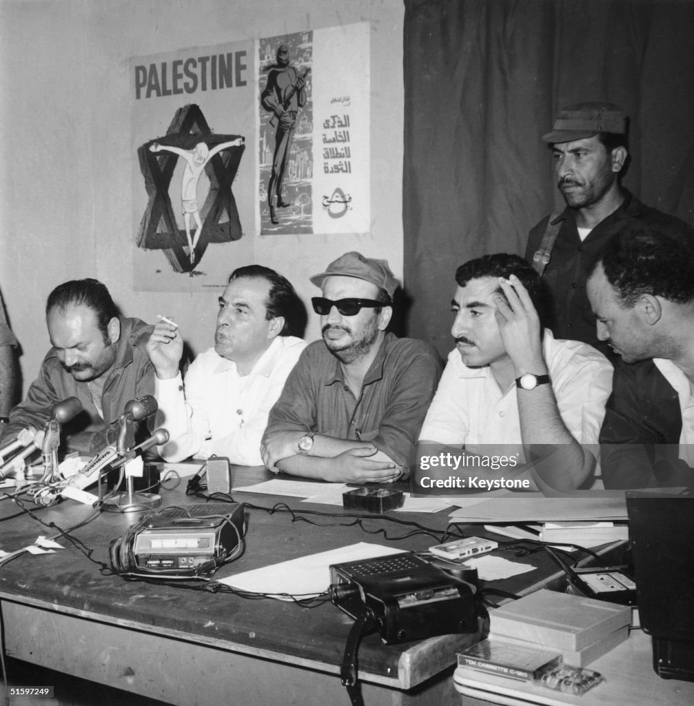 Arafat At Press Conference