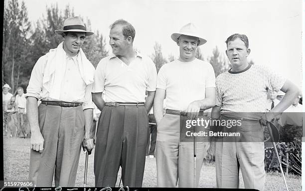 Miami, FL- The fourth-seeded team of Denny Shute and Sammy Byrd knocked Sam Snead and Bob Hamilton out of the running in the only big upset of the...