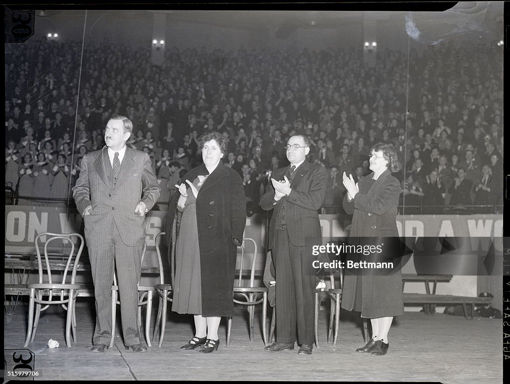 National Communist Party Members Applaud