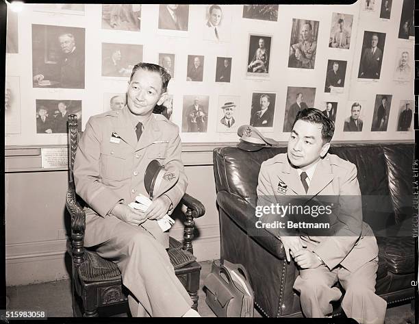 New York, New York- After arriving in New York's Pennsylvania Station September 11th, from Washington, General Keizo Hayashi, chairman of the...