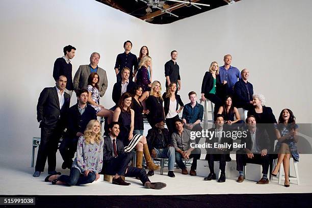 Behind the scenes of The Hollywood Reporter's Emmy Supporting Actor Portrait shoot at Siren Orange Studios for The Hollywood Reporter on May 1, 2013...