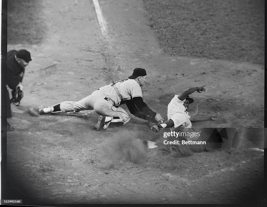 Clarence Coleman Sliding into Home