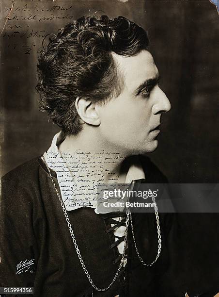 Portrait of Edward Hugh Sothern , son of actor Edward Askew Sothern. E.H. Sothern starred as a theater actor, often playing opposite of his wife,...