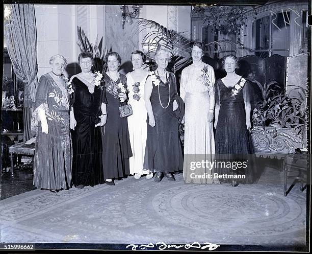 New York, New York- The women's Univeristy Club gave a dinner in Mrs. Franklin D. Roosevelt honor at Sherry's to welcome her as an honorary member of...