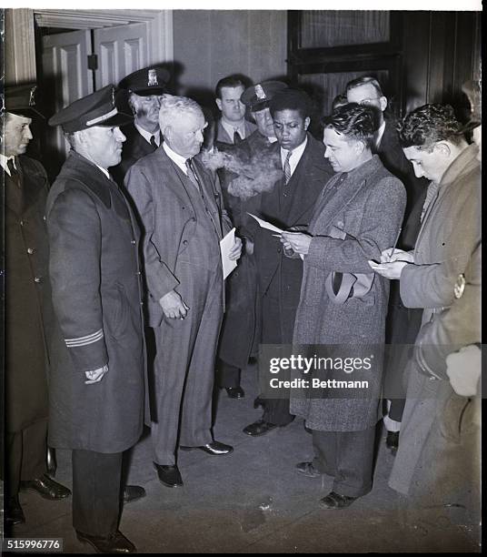 Washington, D.C.- Harold Hickerson, spokesman for the Army of Bonus Vets who marched to the Capitol in Washington, D.C., demanding bonus payment, is...