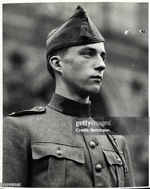 Picture shows King Leopold III of Belgium. Undated photo.