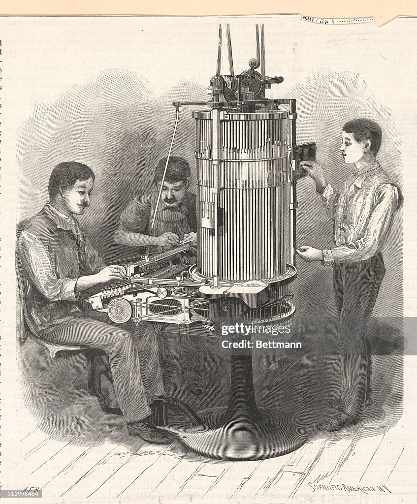The Thorne Machine in operation. News Photo - Getty Images