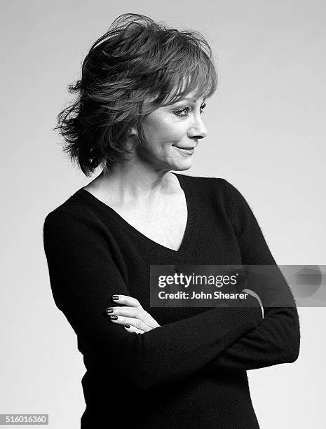 Singer Reba McEntire poses at The Life & Songs of Kris Kristofferson produced by Blackbird Presents at Bridgestone Arena on March 16, 2016 in...