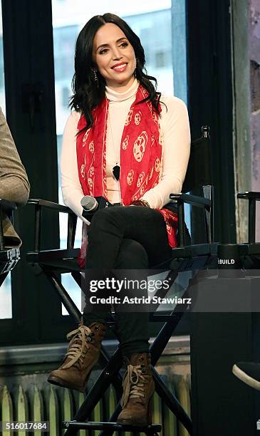 Actress Eliza Dushku attends AOL Build Presents "Jane Wants A Boyfriend" at AOL Studios on March 16, 2016 in New York City.