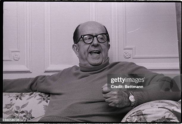 Compulsive gambling cost Phil Silvers, shown here in his London hotel suite, hundreds of thousands of dollars, his marriage and five lovely...