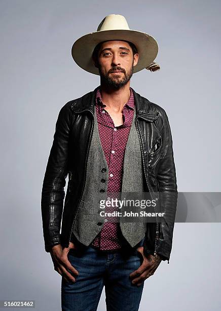 Singer/Songwriter Ryan Bingham poses at The Life & Songs of Kris Kristofferson produced by Blackbird Presents at Bridgestone Arena on March 16, 2016...