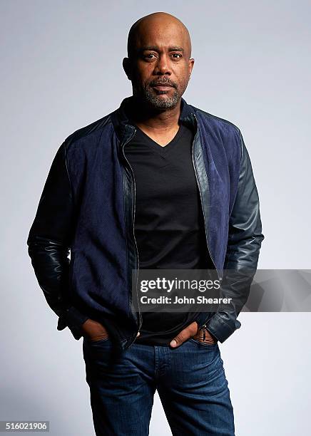 Musician Darius Rucker poses at The Life & Songs of Kris Kristofferson produced by Blackbird Presents at Bridgestone Arena on March 16, 2016 in...