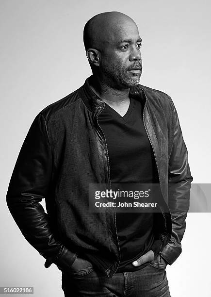 Musician Darius Rucker poses at The Life & Songs of Kris Kristofferson produced by Blackbird Presents at Bridgestone Arena on March 16, 2016 in...