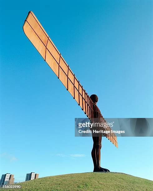 The Angel of the North, Gateshead, Tyne and Wear, c2000s. Antony Gormley's steel sculpture of an angel, completed in 1998. Artist: Historic England...