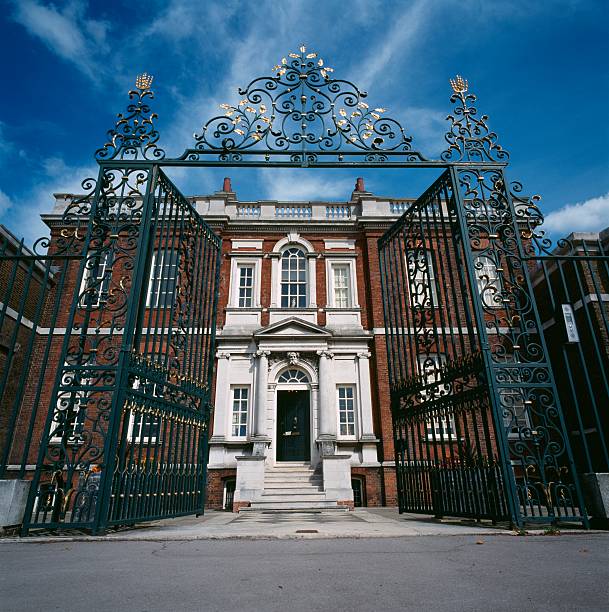 Ranger's House, Blackheath, London, c2000s(?). A view of the front of the house through the gates. Ranger's House is an elegant Georgian villa built in 1723 for the Ranger of Greenwich Park. Artist: John Wyand. (Photo English Heritage/Heritage Images/Getty Images)