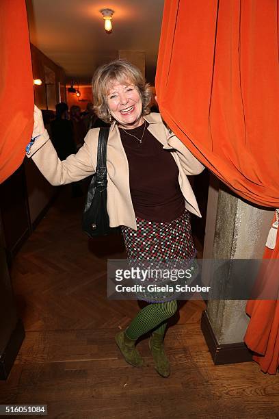 Jutta Speidel during the NdF after work press cocktail 2016 at Park Cafe on March 16, 2016 in Munich, Germany.
