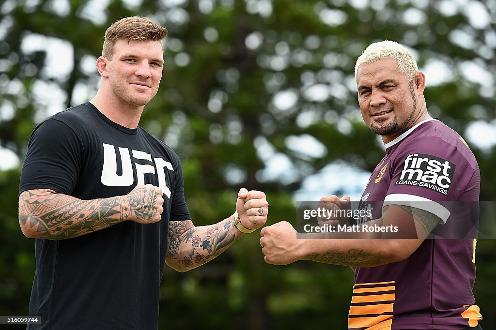 UFC Stars Meet Brisbane Broncos