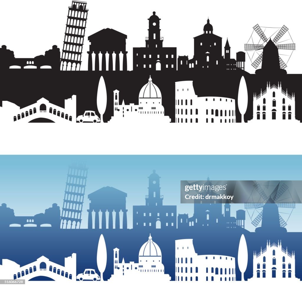 Italia vista sullo Skyline
