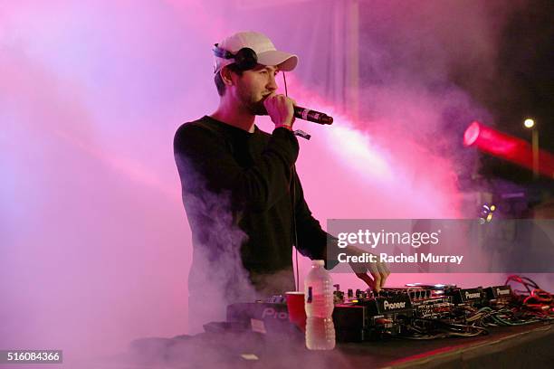 Baauer performs onstage during the PANDORA Discovery Den SXSW on March 16, 2016 in Austin, Texas.