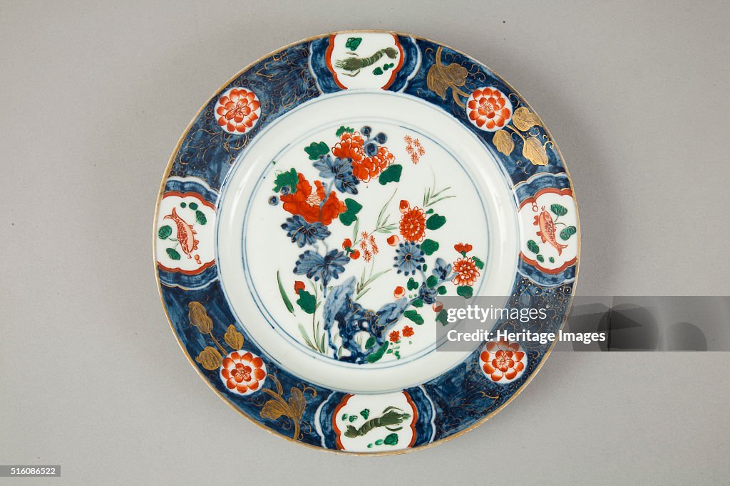 European copy of Chinese Imari plate, 20th century