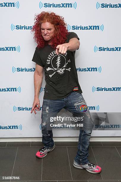 Carrot Top visits the SiriusXM Studios on March 16, 2016 in New York City.