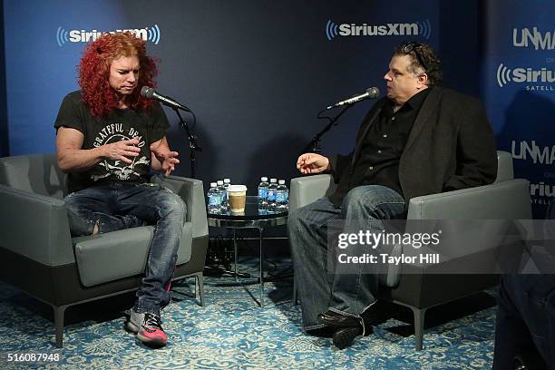 Carrot Top visits the SiriusXM Studios on March 16, 2016 in New York City.