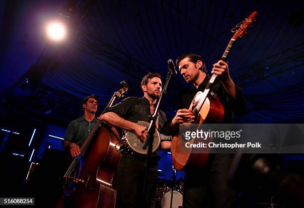 Avett Brothers perform at Music Is Universal presented by Marriott Rewards and Universal Music Group, during SXSW at the JW Marriott Austin on March...