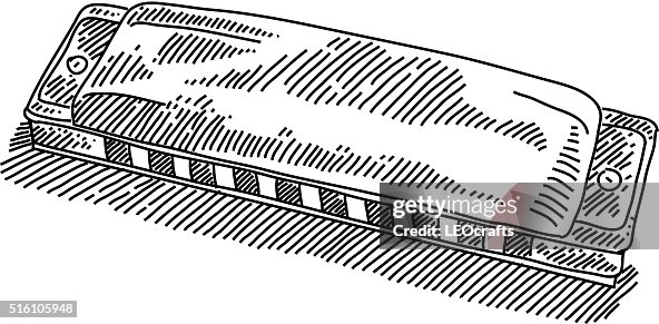 Harmonica Drawing Harmonica Drawing