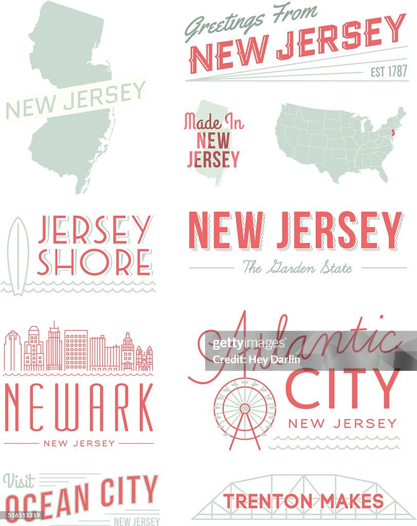 New Jersey Typography