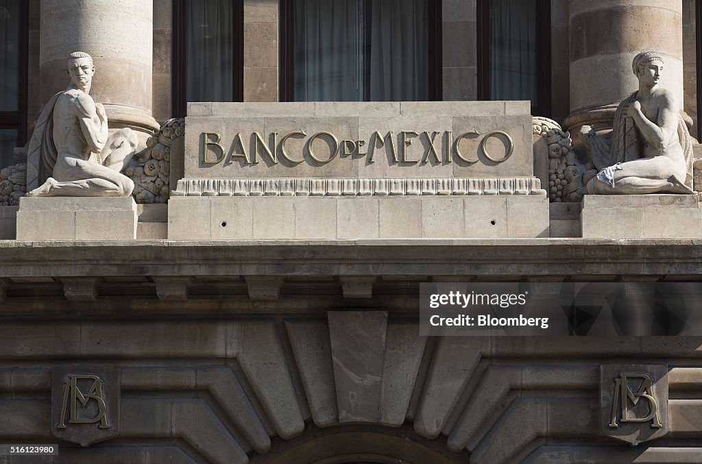 Mexico's Central Bank Headquarters Ahead Of Rate Decision