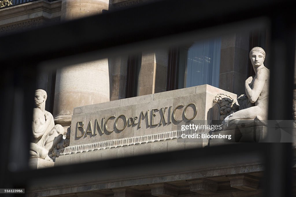 Mexico's Central Bank Headquarters Ahead Of Rate Decision