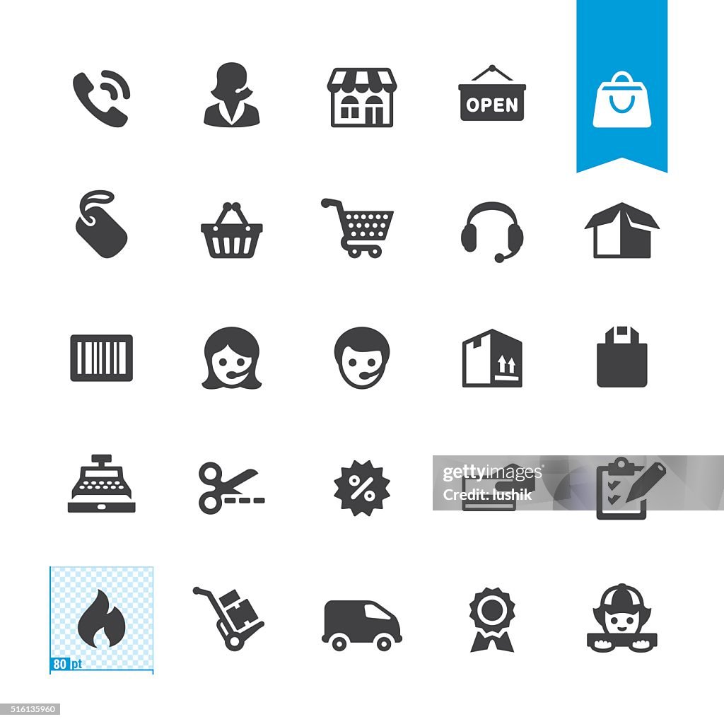 Shopping & Buying vector sign and icon