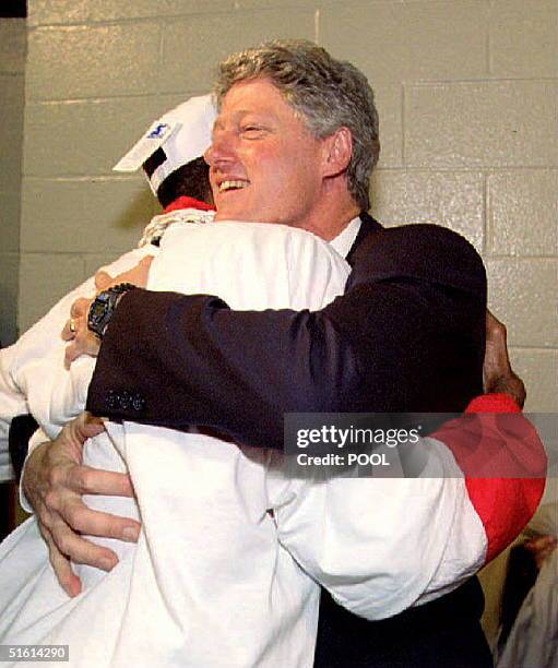 Bill Clinton Razorbacks 66 President Clinton At Ncaa Photos & High Res Pictures - Getty Images