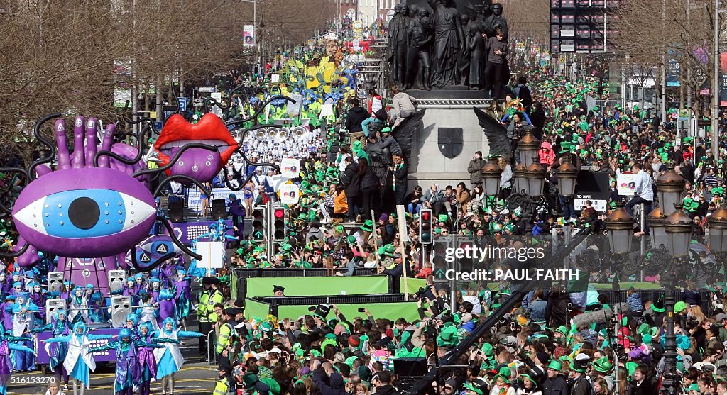 IRELAND-HOLIDAY-ST PATRICK'S DAY PARADE