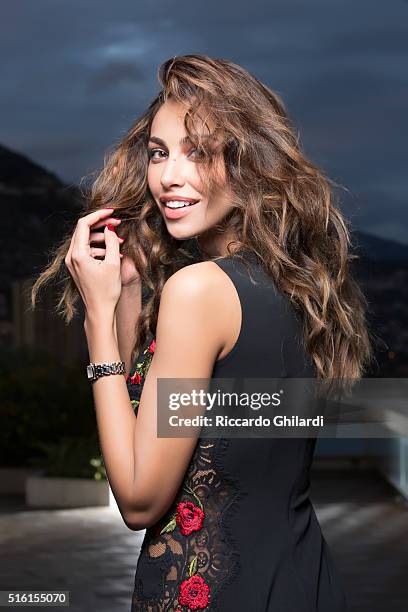 Actress Madalina Ghenea is photographed for Self Assignment on March 5, 2016 in Monte-Carlo, Monaco.