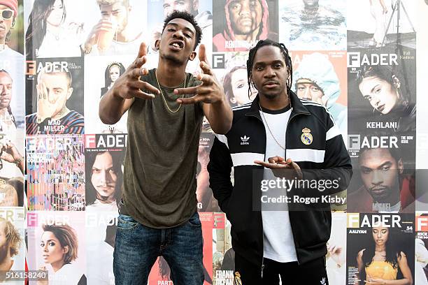 Desiigner and Pusha-T attend the FADER FORT presented by Converse during SXSW on March 16, 2016 in Austin, Texas.Ê