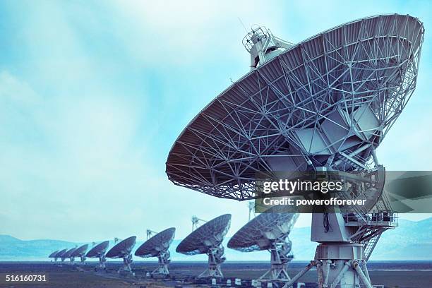 vla radio telescope - national radio astronomy observatory stock pictures, royalty-free photos & images