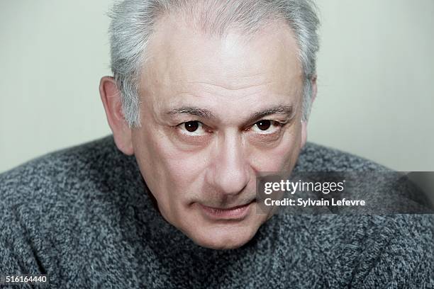 French director and actor Serge Avedikian is photographed for self assignment during 6th Valenciennes Film Festival on March 16, 2016 in...