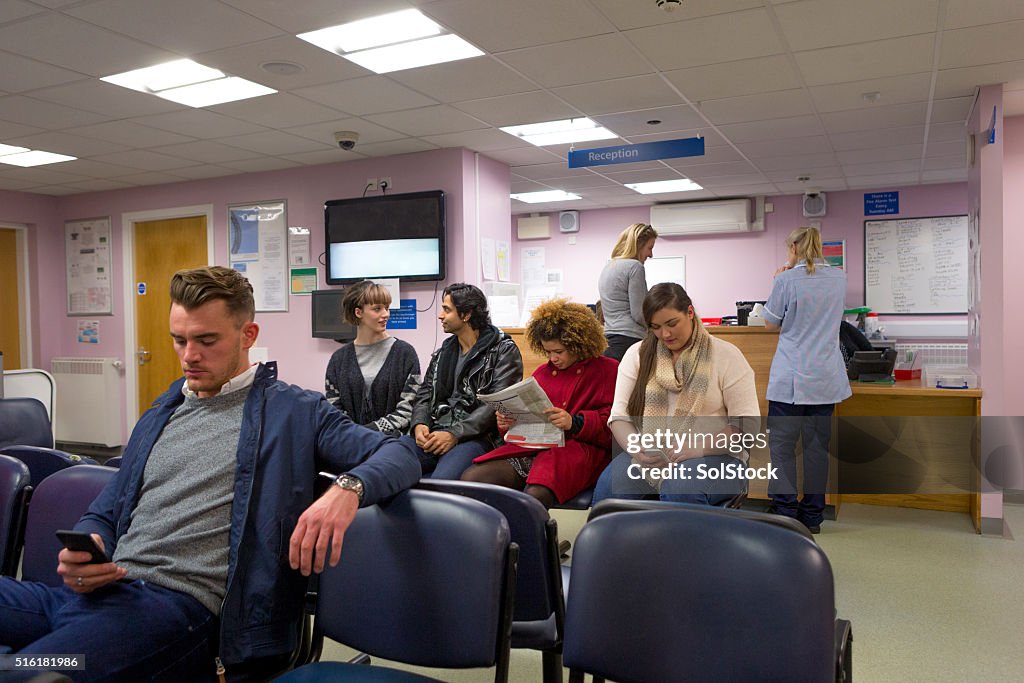 Patients in a Waiting room