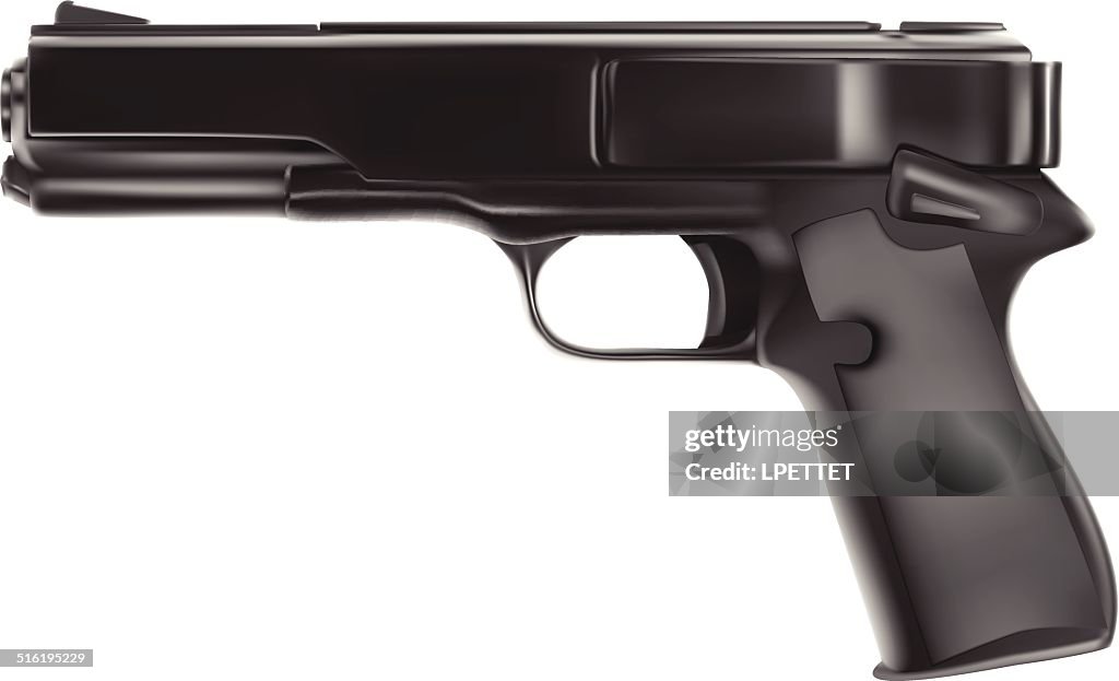 Handgun - Vector