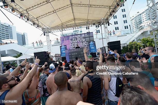 Cedric Gervais performs at The SiriusXM Music Lounge At 1 Hotel South Beach Leading Up To Ultra Music Festival-Day 2 on March 17, 2016 in Miami,...