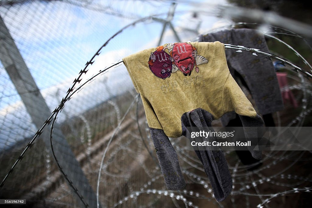 Migrants Trapped On The Greek Border Await The Outcome Of EU Summit