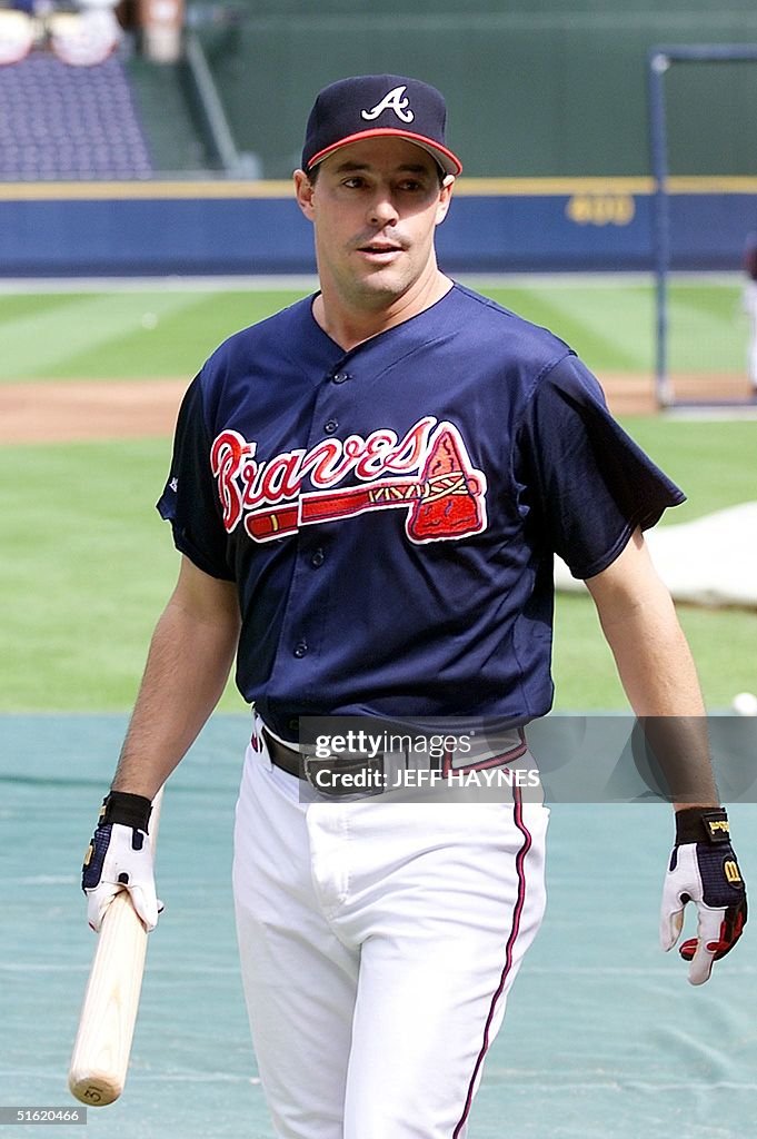 Majestic 1995 Atlanta Braves GREG MADDUX World Series Baseball Majestic 1995 Atlanta Braves GREG MADDUX World Series Baseball