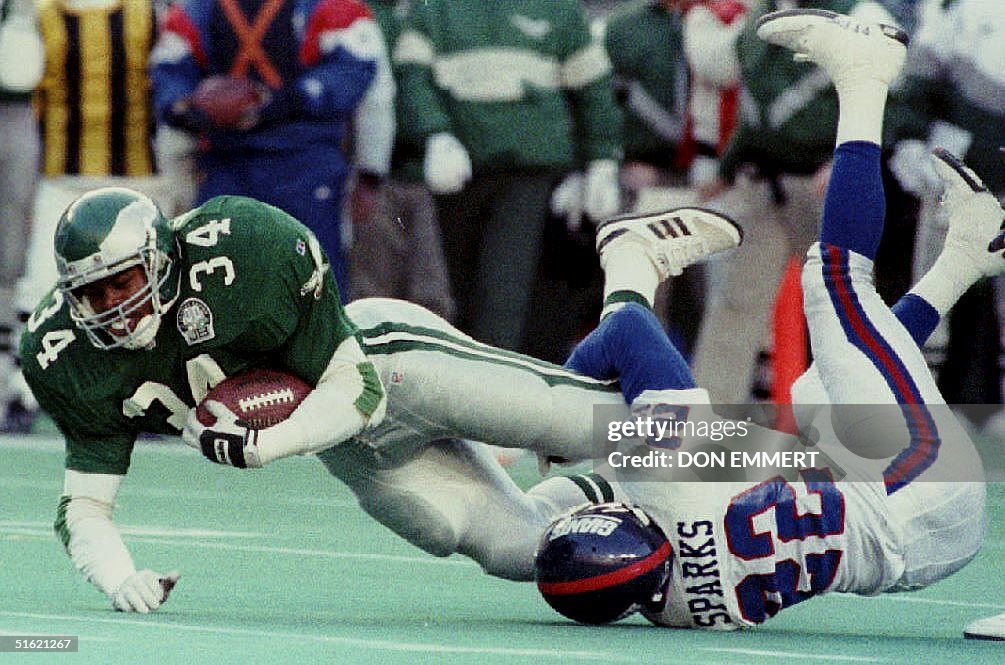 Philadelphia Eagles running back Herschel Walker(3